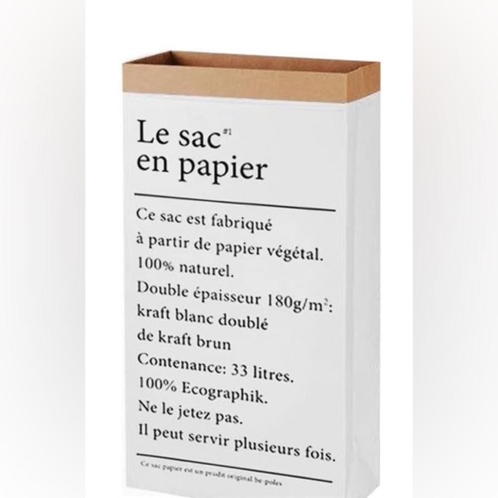 Le sac en papier
